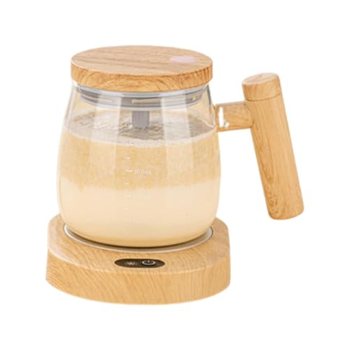 Taza para mezclar, Taza para mezclar automáticamente, Taza de mezcla de vidrio portátil, Taza de revolver eléctricamente a alta velocidad, Taza de revolver automáticamente con tapa