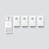  Siedle CAB 850-4 BS/W Sprechanlage Set für 4 Wohneinheiten