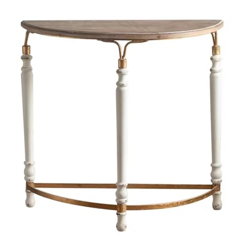 Elegante decoración para el hogar con consola de madera de 78cm 2
