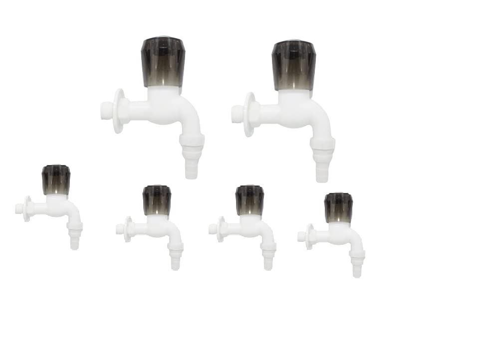 SOCCER Crystal Plastic PVC Foam Flow and Nozzle Combo Water Tap/Faucet (Black, Set of 6) (B0B31JJCM1) Amazon Price History, Amazon Price Tracker