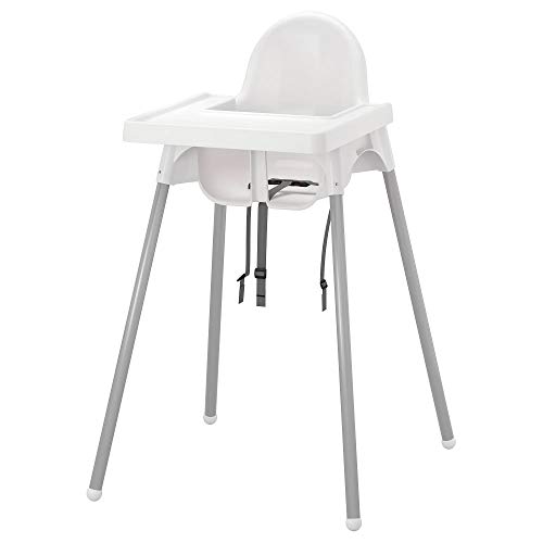 Image of Ikea ANTILOP Highchair with Tray, White