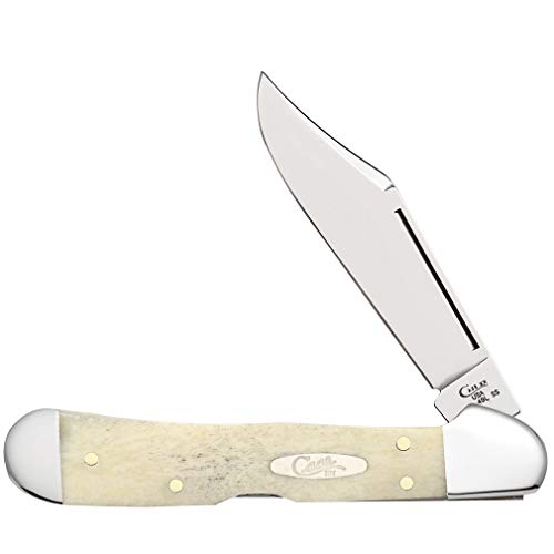 CASE XX WR Pocket Knife Natural Bone Copperlock Item #22724 - (61549L SS) - Length Closed: 4 1/4 Inches CASE XX WR Pocket Knife Natural Bone Copperlock Item #22724 - (61549L SS) - Length Closed: 4 1/4 Inches