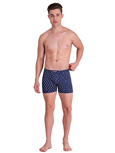 Image of T.T. Pure Cotton Printed Trunks for Men | Regular Fit | Snug Fit | Long Trunks | Inner Elastic | Soft and Comfortable |Assorted Prints| Pack of 3