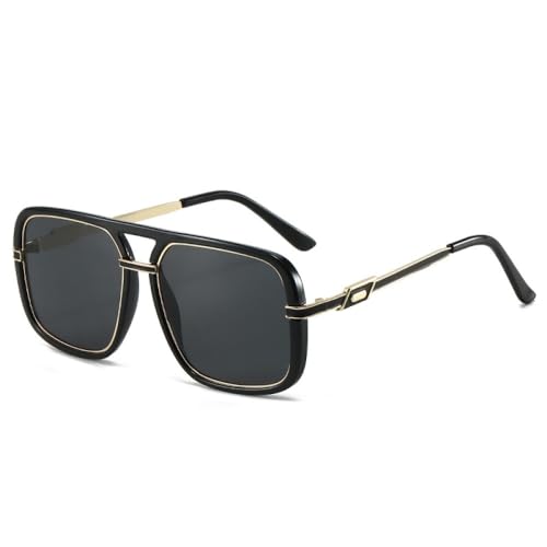 Lunettes de soleil steampunk vintage en métal C1 avec protection UV400 pour été et plage