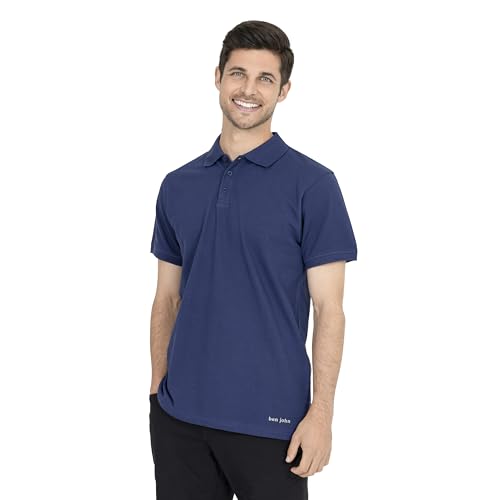 ben-john-Mens-Short-Sleeve-Pique-Polo-Shirt