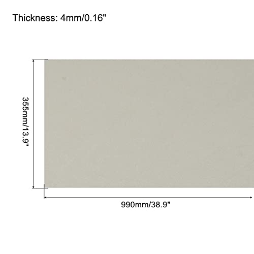 Image of uxcell EVA Foam Sheets Grey 38.9 Inch x 13.9 Inch 4mm Thickness for Crafts DIY