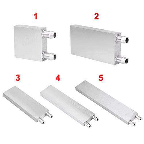 Blocco di raffreddamento ad acqua in alluminio per...