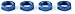 Carson 500908047 – Écrous, M12 x 1,25, Lot de 4