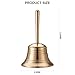 Etehup 2.05IN Brass Hand Bell, Small Call Bell, Dinner Hand Bell, Suitable for Seniors Bedside, Games, Pet Training and More