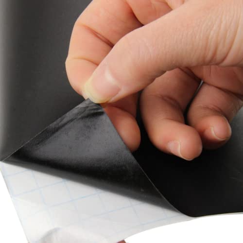 JIANW Adesivo Lousa Quadro Negro Preto Fosco 2m X 45cm