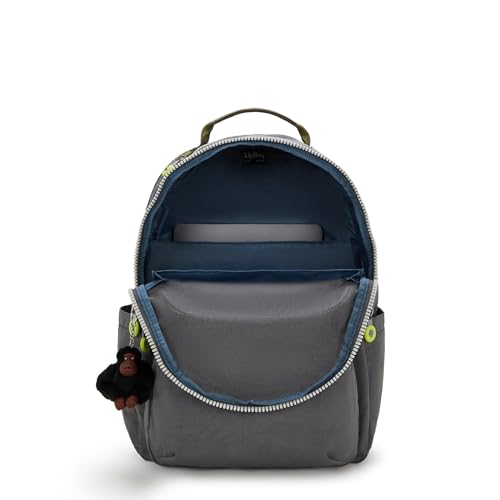 Image of Kipling Women's Seoul 15 inch Laptop Backpack, Durable, Roomy with Padded Shoulder Straps, Built-In Protective Sleeve