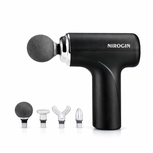 Image of Massage Gun for Body Pain Relief | Mini Massager Gun for Back Pain & Muscle Recovery | Portable Gun Massager for Deep Tissue Massage | Back Massager & Body Massage Gun (Black)