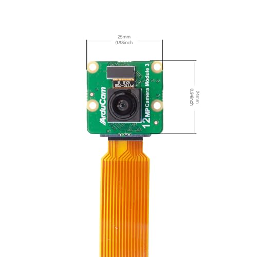 Capteur IMX708 caméra Raspberry Pi 5 Arducam 12 MP module 3 grand angle 102 degrés fixe focus