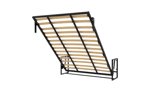 Wallbedking Cama abatible Morphy Classic – Sistema Multifuncional Modular SizeFlex y TypeFlex, Cama abatible Ahorra Espacio y Extensible con módulos de sofá (135x190, Vertical)