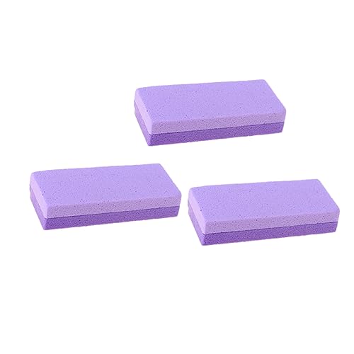 Didiseaon Ergonomic Foot Pumice Stone Remover Foot Scraper Dead Skin Exfoliating Tool 3pcs Pack Perfect for All Ages