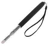 Tamaño: la longitud de los cordones es de aprox. 21 cm, la longitud de extensión es de aprox. 100 cm. Longitud del mango: aprox. 13 cm. La longitud del cordón es de aprox. 17 cm.