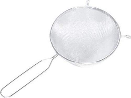 KitchenCraft KCSTRAIN16SS Medium / Small Sieve, Stainless Steel, 16cm, Silver