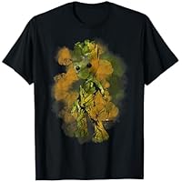 Marvel Groot Guardians of Galaxy 2 Smudge Graphic Camiseta