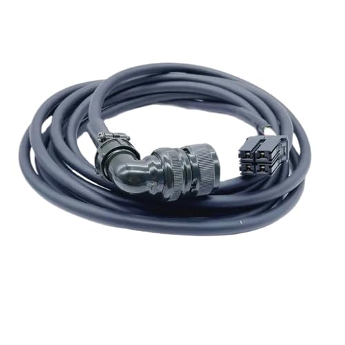 Cable de servomotor de 10m con conector de 4 núcleos para energía estable 5