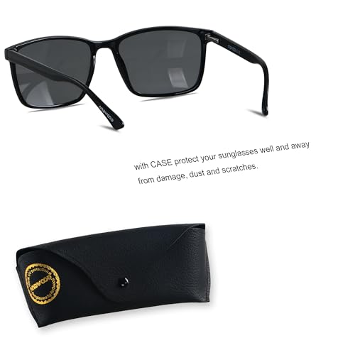 ANDWOOD Blue Light Blocking Glasses Men Women Computer Filter Large Frame Bluelight Blocker Anti Blue Ray Lightweight AR002, Photochromic & Anti-blue Light Lens, Large