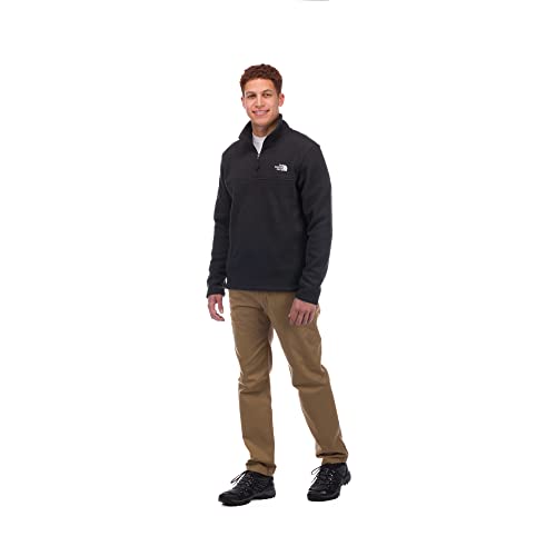 The North Face Men's Tsillan ¼ Zip Sweatshirt, TNF Black Heather, Medium - image 2