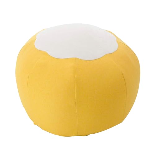 [イエロー]ビーズクッション POTE[No.367]/ インテリア雑貨 イス スツール かわいい 洗濯可能 神奈川県