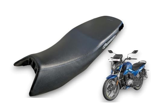 Image of Ask Glamour X 125 Bike SEAT Cover,PU Leather, Black Colour,Rope PROVIDED Water Proof Glamour X 125