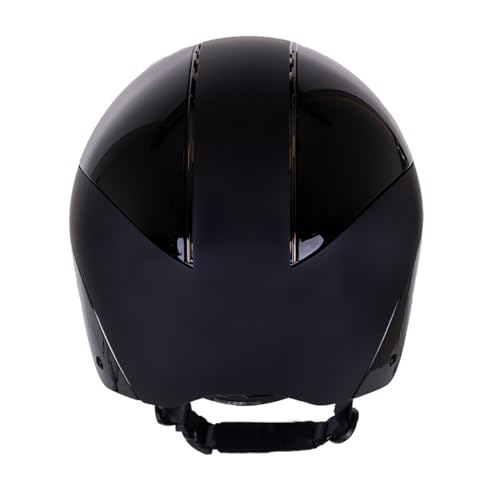 Cascos de equitación QHP Miami para jinetes en color negro ajustable 2