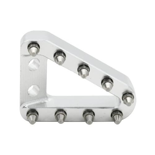 Motorrad-Fußrasten Für Husqvarna FC TC FE TE FX TX Für EXC EXCF XC XCF XCW SX SXF TPi 6 Tage Bate 2008-2023 CNC Bremspedalhebelplattenspitze(Style B Silver)