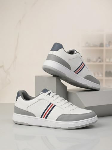 Image of Centrino Sneakers for Men | Lightweight Casual Shoes for Men Stylish | Breathable Mesh Walking Shoes | Cushioned Insole Comfortable Shoe for Man | Durable Sole Footwear|Trendy Lace-Up Shoes for College, Parties & Daily Use (9622)
