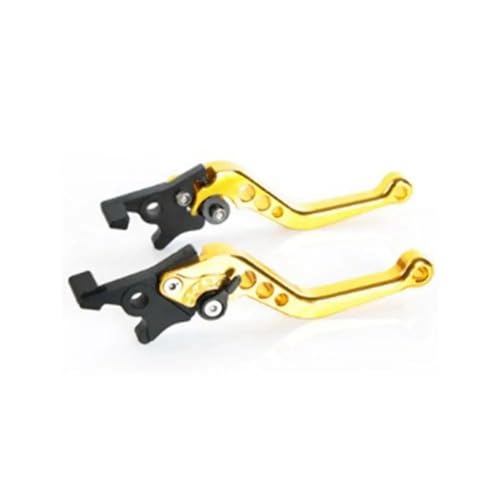 Levier de frein double disque moto universel à haute sensibilité et embrayage fluide or
