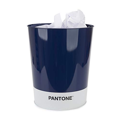 Balvi Cestino Carta Pantone Colore Blu Bidone per Il Riciclaggio per L'Ufficio e la casa Prodotti di
