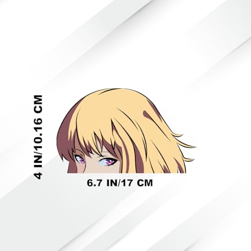 Image of Solo Leveling Peeker Anime Manga Decal Water Resistant Sticker Indoor Use Ideal for Laptop Window (Cha Hae-in)