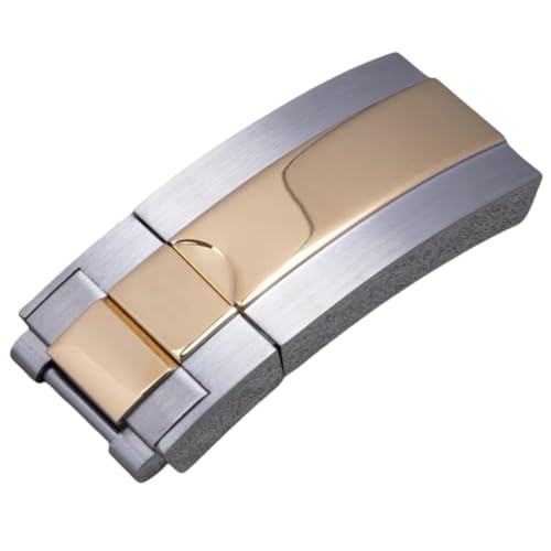 Fermeture de déploiement acier inoxydable et boucle bracelet pour montre Rolex Oyster Yacht-Master