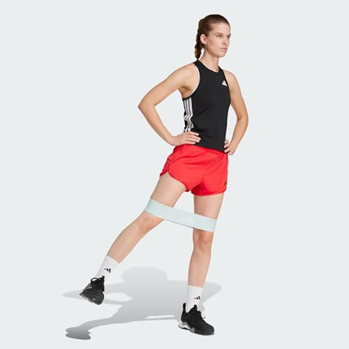 Adidas Damen Train Essentials 3-Stripes Workout Tank, Black/White, M – Ansicht 3