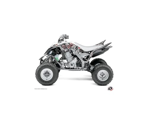 Kit Déco Quad Freegun Eyed Yamaha 700 Raptor Rouge Autocollant 2013-2023