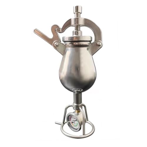 FAlkin chinese popcorn maker mini popcorn cannon 240Ml Small Traditional Stainless Steel Hand-Cranked Popcorn Machine, Can Make a Variety of Flavors