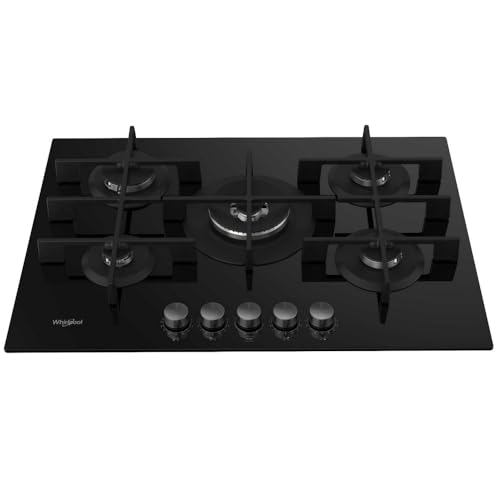 Table De Cuisson Gaz 73cm 5 Feux Noir - GOWL758NBFR