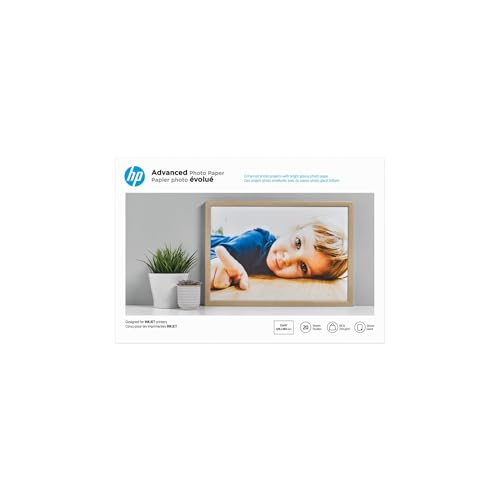 Image of HP Advanced Photo Paper, Glossy, 13x19 in, 20 sheets (CR696A)