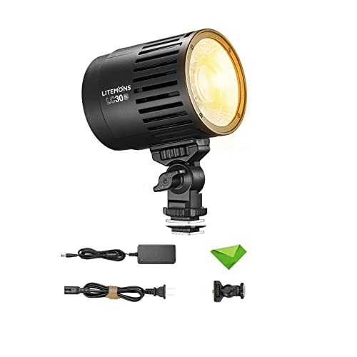 Lampe LED Vidéo Portable GODOX C30Bi - 3400mAh, IRC≥94, 2800K-6500K, Parfaite Pour YouTube, Streaming Et Photo - 6