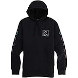 Regular Fit Burton Herren Hoodie M AIRBUCKLE PO, Größe:XL, Farben:True Black