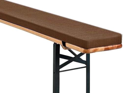 Padded Beer Bench Cushion 180x25/220x25/110x30 cm 3cm Thick Removable Zip Cover Perfect for Beer Tent Seating Outdoor Seat Pad Comfortable Bench Pillow