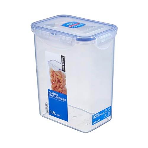 LocknLock PP Classic Frischhaltedose | 1,8 L | 15,1 x 10,8 x 18,5 cm | 100 % luft- und wasserdicht | BPA-frei | Gefrier-& Kühlschrank Organizer | Spülmaschinen-& Mikrowellengeeignet