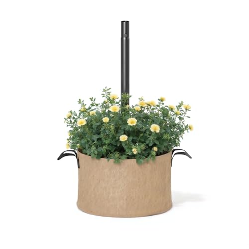 NETVUE by Birdfy Bird Feeder Pole Stabilization Set with Plant Basket & Rust-Proof Metal Plate, Tool-Free Install, Works on Soft & Hard Ground, Made for Birdfy Pole and Fits Most Bird Feeder Poles