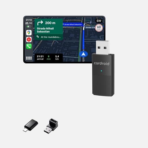 Latest 2026 Wireless Carplay & Android Auto Adapter 2-in-1 Cortex...