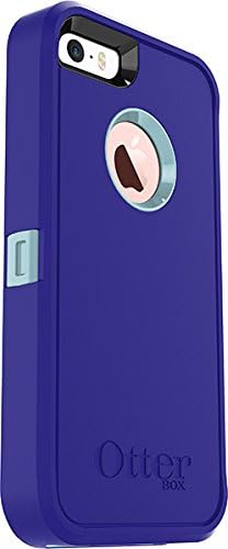 OtterBox Rugged Protection Defender Case for iPhone 5, 5S and SE - Case Only - Purple/Light Blue