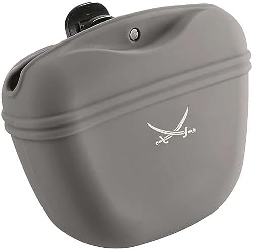 HUNTER Silikon Snackbeutel Sansibar Morsum M, grau/beige