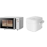 【セット買い】 [山善] 電子レンジ 18L 単機能 一人暮らし 二人暮らし ヘルツフリー フラットテーブル PRW-F180(W) + 炊飯器 3合 マイコン式 低温調理 AMRC-5M(W) ホワイト