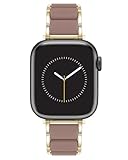 Anne Klein Silicone Fashion Bracelet for Apple Watch, Secure, Adjustable, Apple Watch Replacement Band, Fits Most Wrists