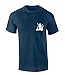 Mens Golf Tshirt Golf Cart Drinking Funny Golfer Crest Short Sleeve T-Shirt-Heather Navy-6xl